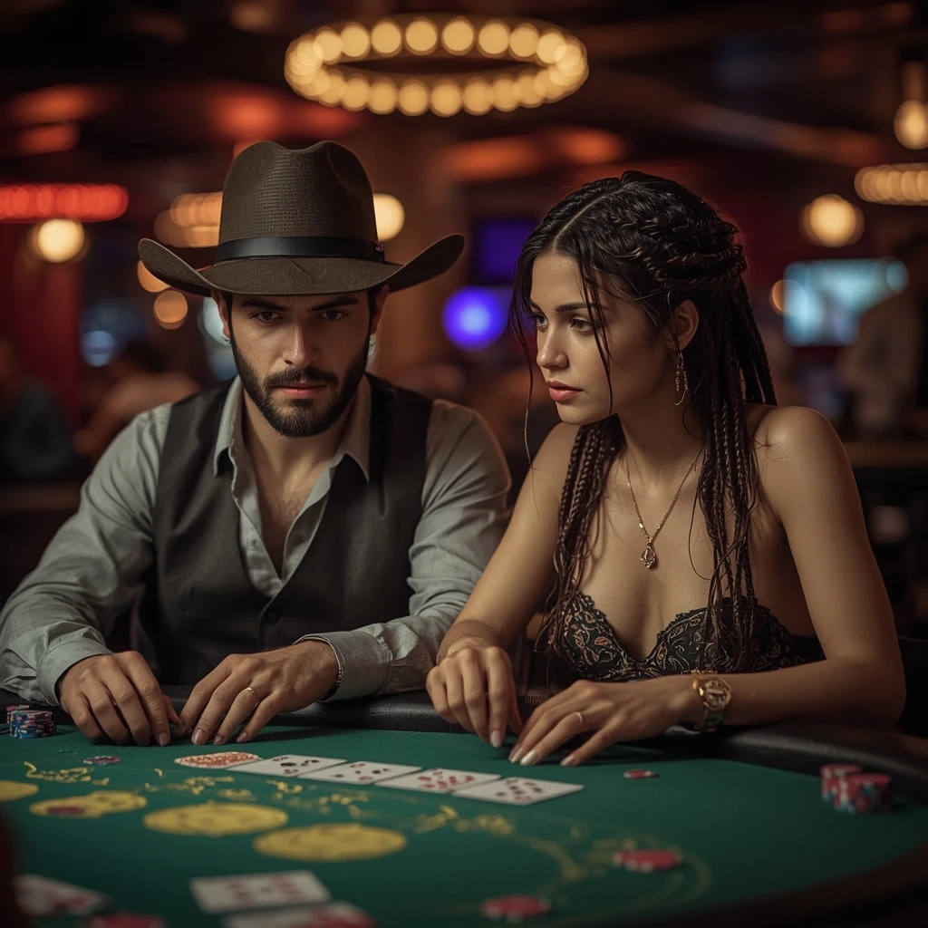 foto di due giocatori di poker CasinOnly Casino