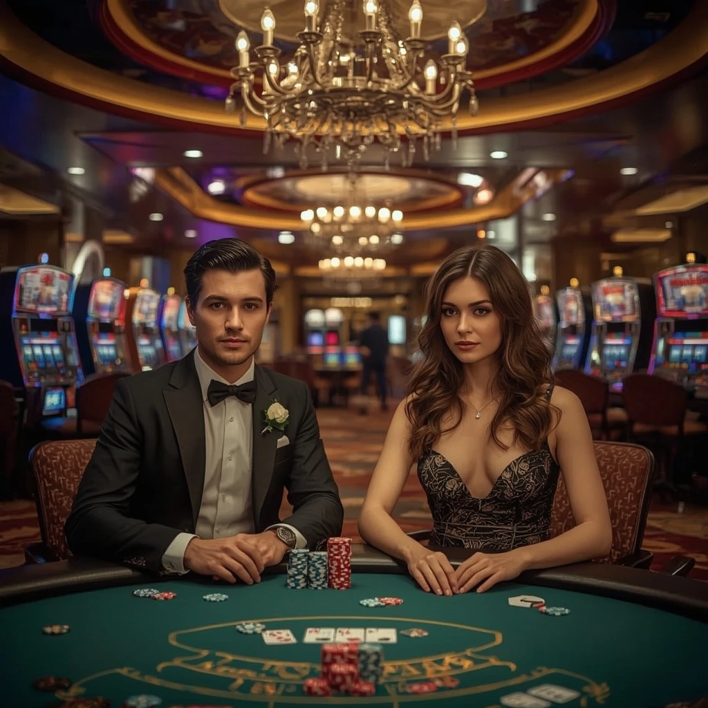 Due giocatori di poker al CasinOnly Casino